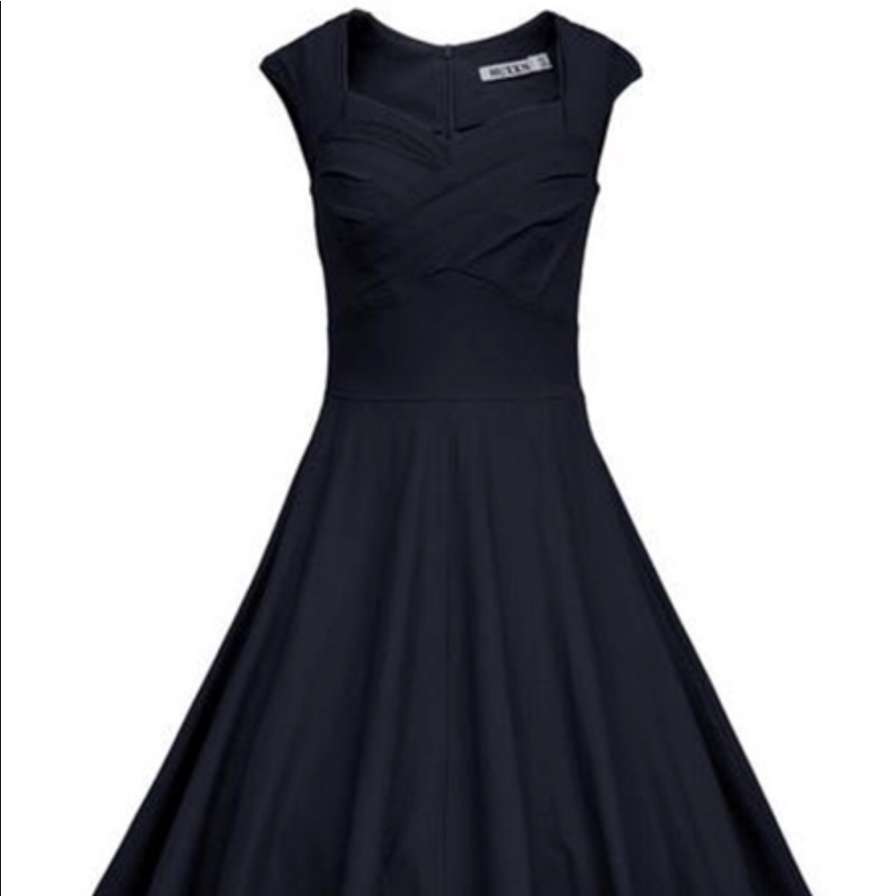 Navy blue dress free gift